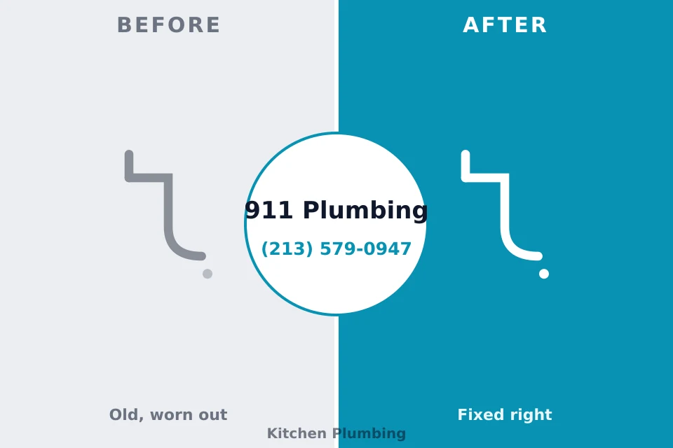 Before and after: plumbing repair Stonewood, WV